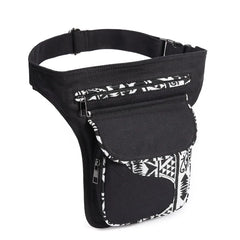 Vintage Women Waist Bag Pack Large Capacity Fanny Pack Fabric Patchwork