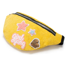 Women Fanny Pack Large Capacity Waist Bag 6 Patchwork Waist Packs Corduroy Girls