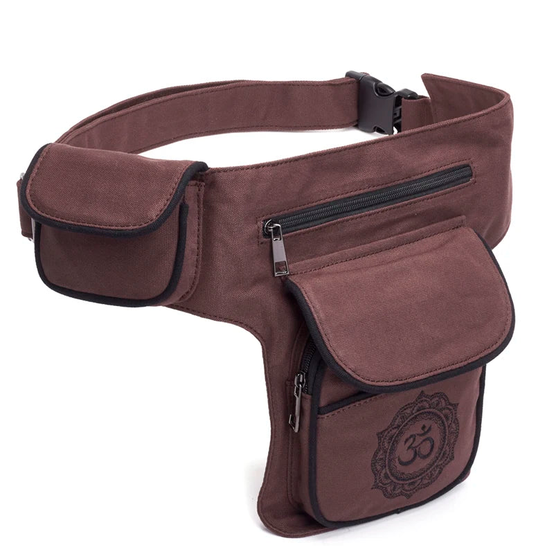Bohemian Embroidery Waist Pack Large Capacity Hip Bag