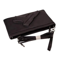 3D Gun Embossed Pistol Clutch Bag for Women