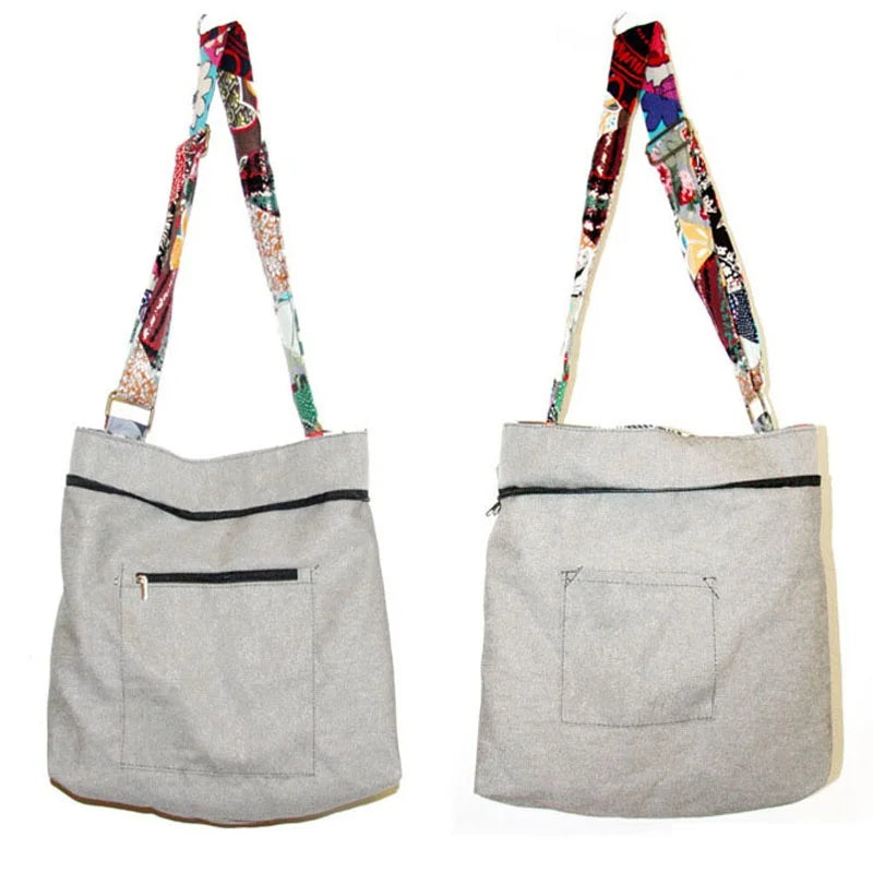 Bohemian Style Crossbody Bag Patchwork Adjustable Female Bags