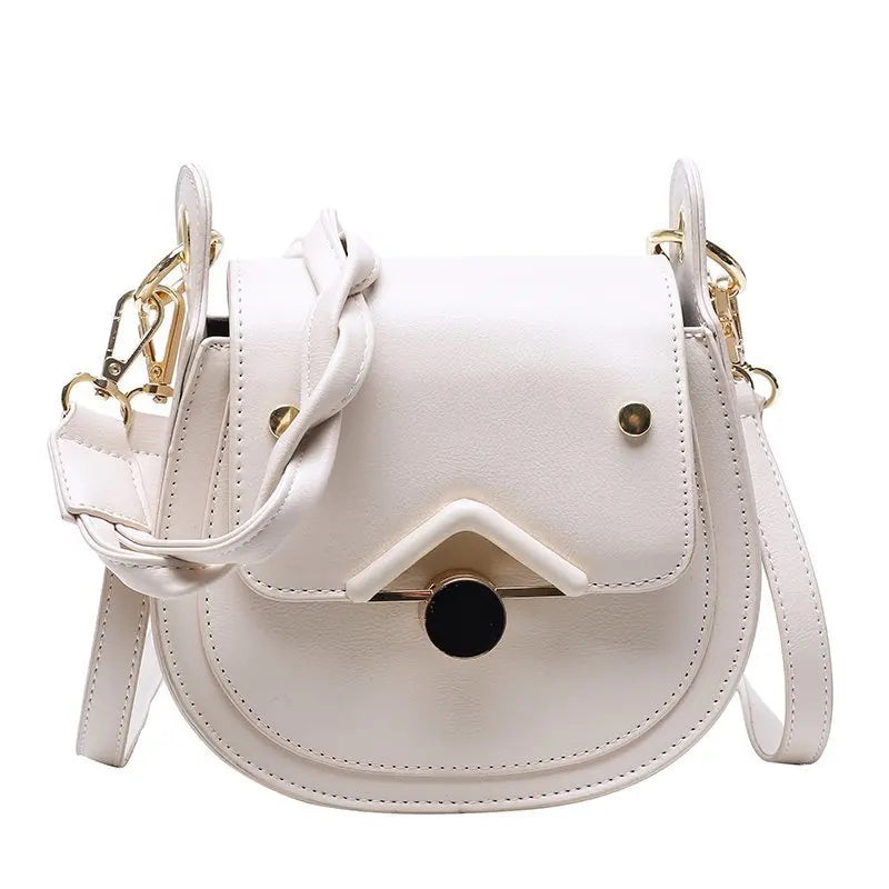 Crocodile Pattern PU Leather Crossbody Bag