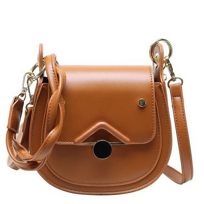 Crocodile Pattern PU Leather Crossbody Bag