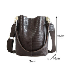 Ansloth Crocodile Crossbody Bag for Women Shoulder Bag HPS405
