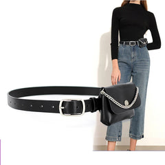Mini Waist Bag PU Leather Fanny Pack Women Bag HPS1191