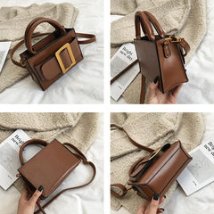 Retro PU Leather Women's Small Flap Bag Shoulder Bags