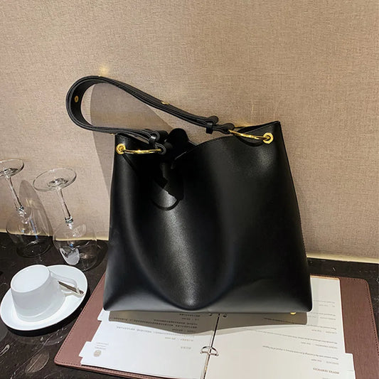 Women's PU Leather Shoulder Bag Large Capacity Handbag Lady HPS1037