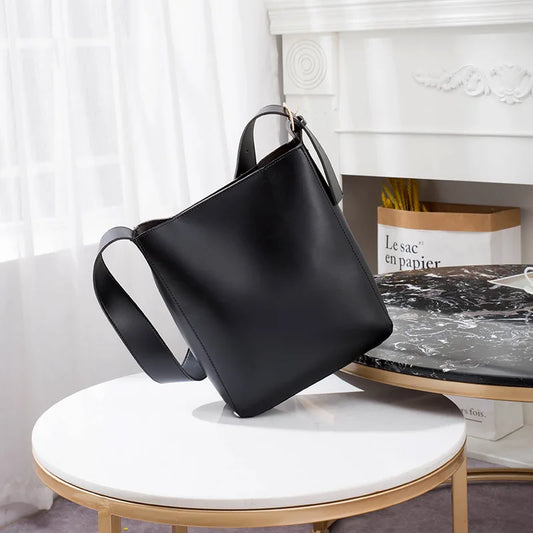 Bucket Bag PU Leather Female Bag Large Capacity HPS1270