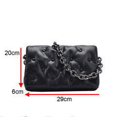 Vintage Denim Shoulder Bag Chain Handbag HPS1046