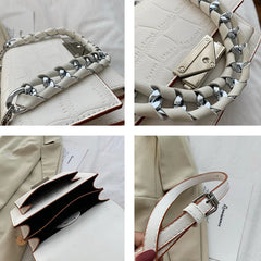 Crocodile Pattern Shoulder Bag Women Handbag PU Leather Flap Lady HPS1024