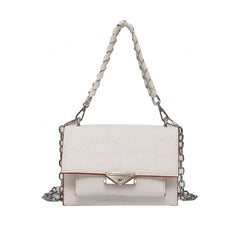 Crocodile Pattern Shoulder Bag Women Handbag PU Leather Flap Lady HPS1024