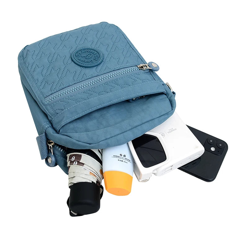 Anti Splash Water High Density Nylon Fabric Shoulder Bag Women's Small Diagonal