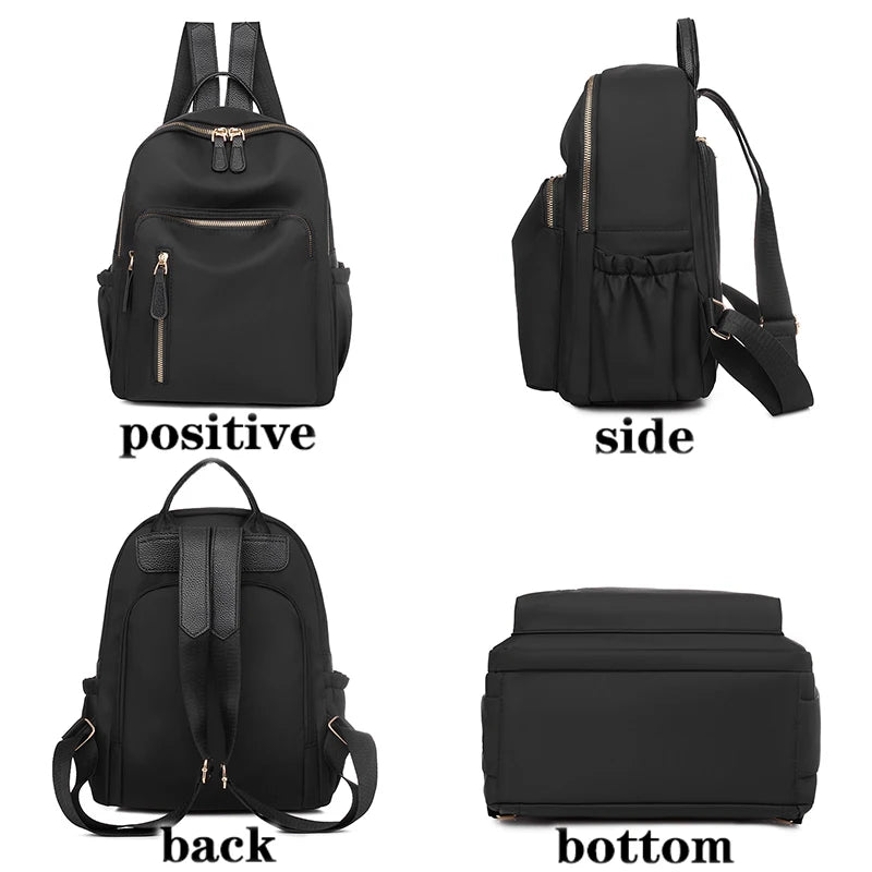 Anti Theft Waterproof Oxford Fabric Backpack for Women