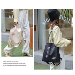 Anti Theft Women Backpack Ladies Daypack Rucksack Lightweight Stylish School Bag