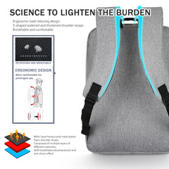 Anti-theft Backpack Bag 15.6 Inch Laptop Men Waterproof Back Pack Large Capacity