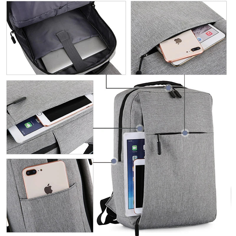 Anti-theft Backpack Bag 15.6 Inch Laptop Men Waterproof Back Pack Large Capacity