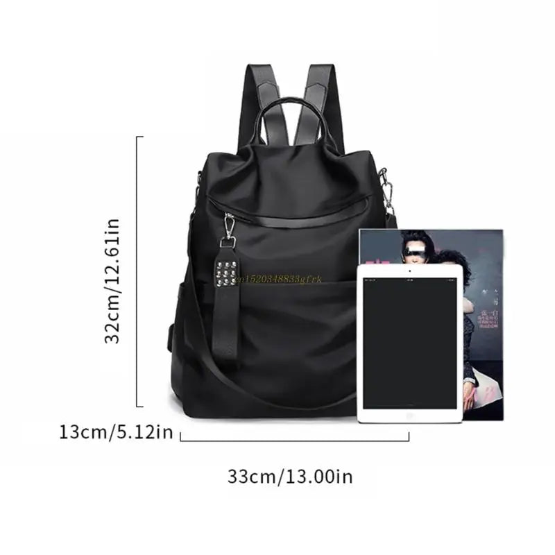 Anti-theft Backpack Casual Daypack Shoulder Bag Rucksack for Women Girls