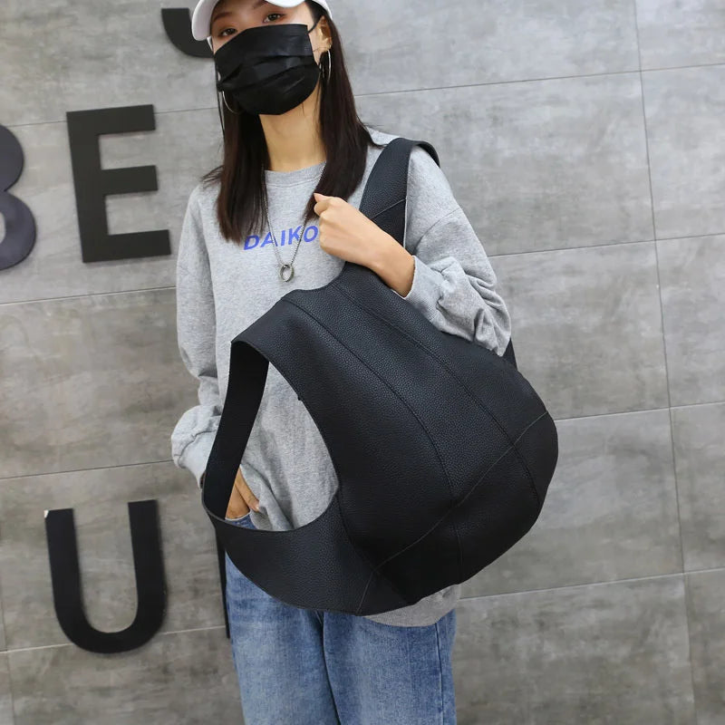 Anti-theft Leather Backpack Travel Rucksack School Bag for Women Men