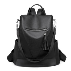 Anti-theft Splicing Backpack Lightweight Oxford Travel Schoolbag