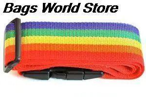 Rainbow Luggage Strap W/ Password Lock