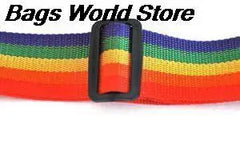 Rainbow Luggage Strap W/ Password Lock