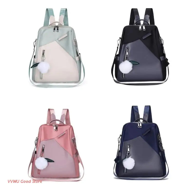 Anti-theft Nylon School Backpack for Teenager