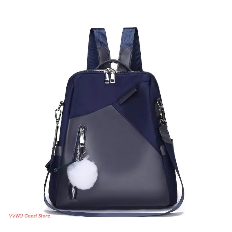 Anti-theft Nylon School Backpack for Teenager