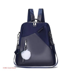 Anti-theft Nylon School Backpack for Teenager