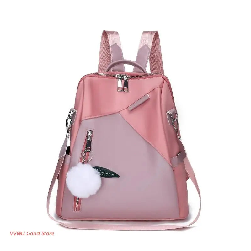 Anti-theft Nylon School Backpack for Teenager