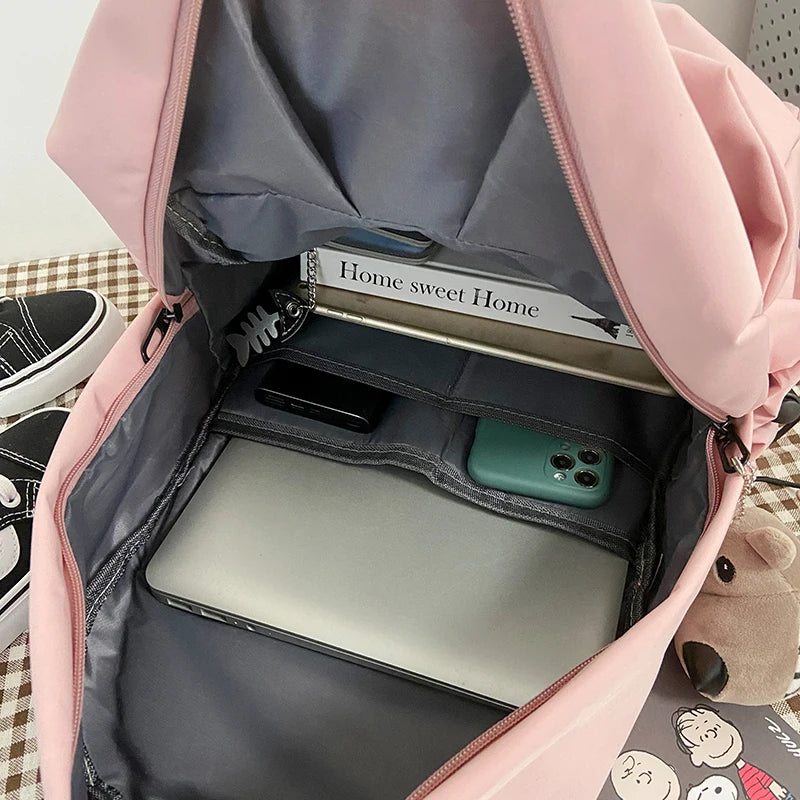 Anti-theft Shoulder Bag School Backpack for Teen Girls Women Backpack