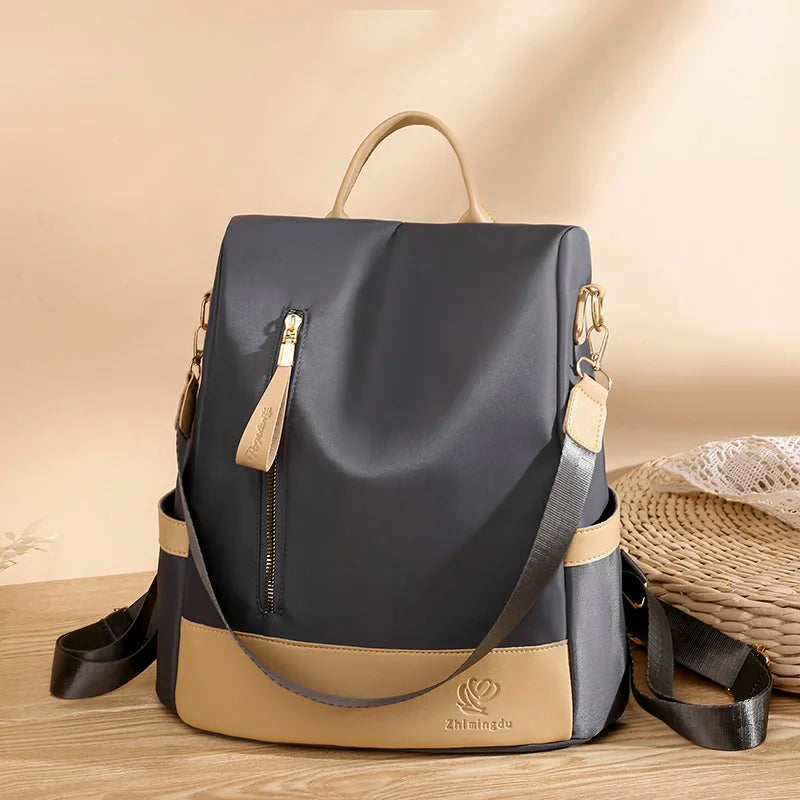 Waterproof Anti-theft Oxford Women Backpack for Teenage Girls