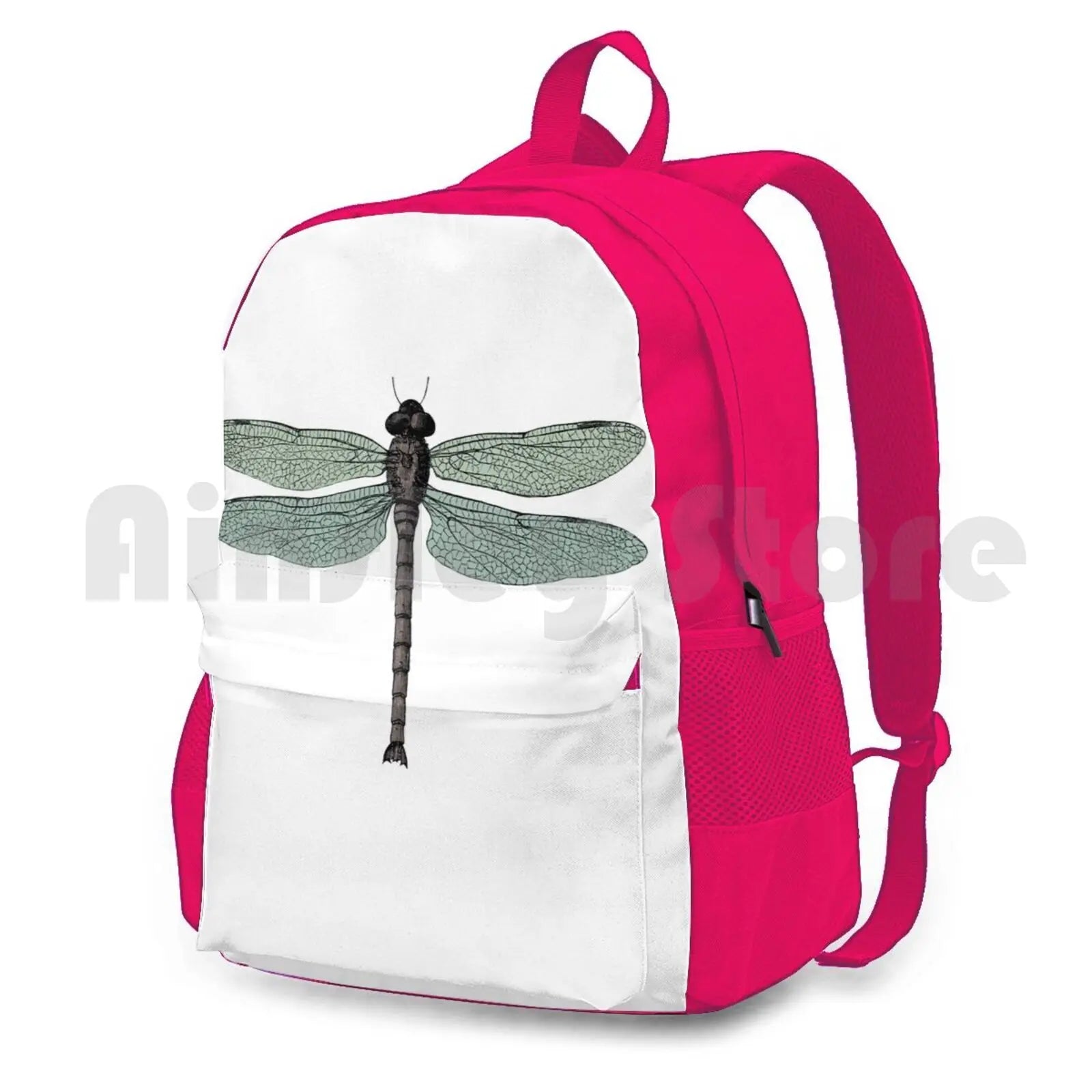 Antique Vintage Dragonfly Outdoor Hiking Backpack