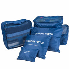 6pcs Traveling Organizer Duffel Weekend Bag Separated Men Women Luggage
