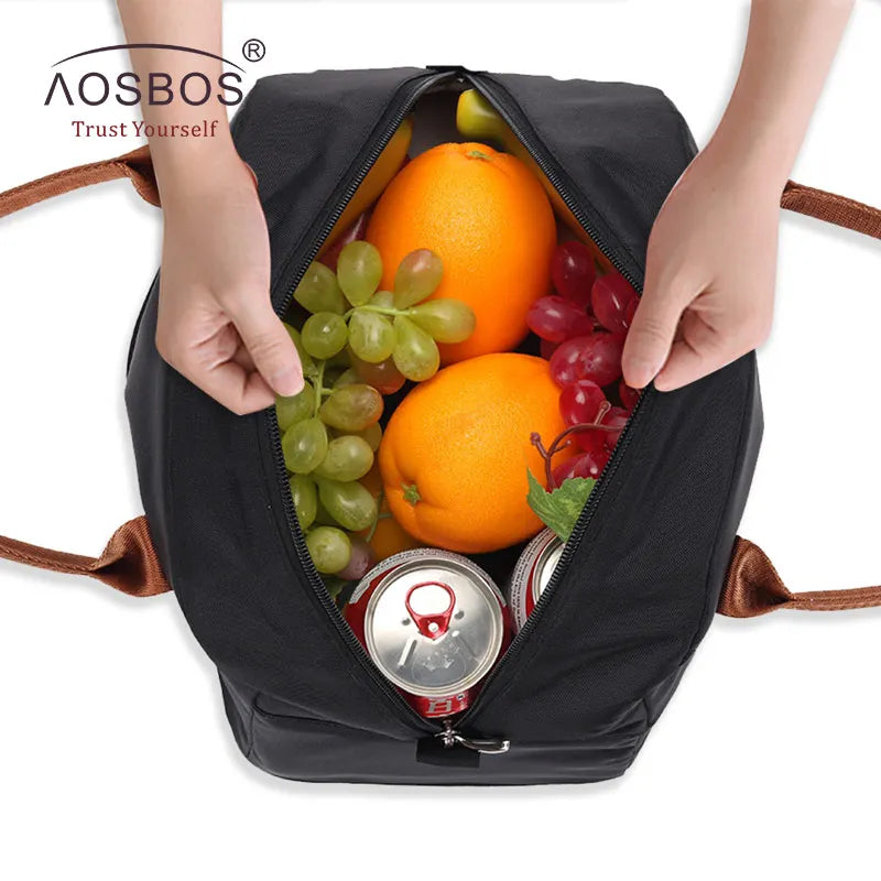 Large Thermal Insulated Lunch Bag for Men Women Kids
