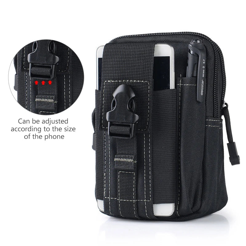 Men Waist Bag Waterproof Fanny Pack Casual Sports Waist Pack