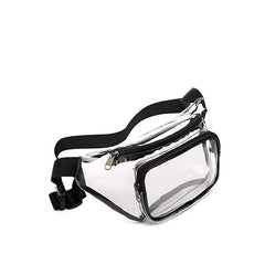 Transparent Waterproof PVC Waist Bag for Women Girl Fanny Packs Casual Travel