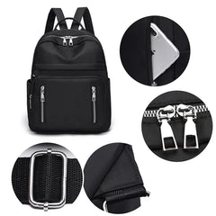 Vintager Women Soft Casual Backpack Shoulder Bag Large Capacity School