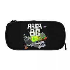 Anime Zipper Pen Box Student School Stationery Bag