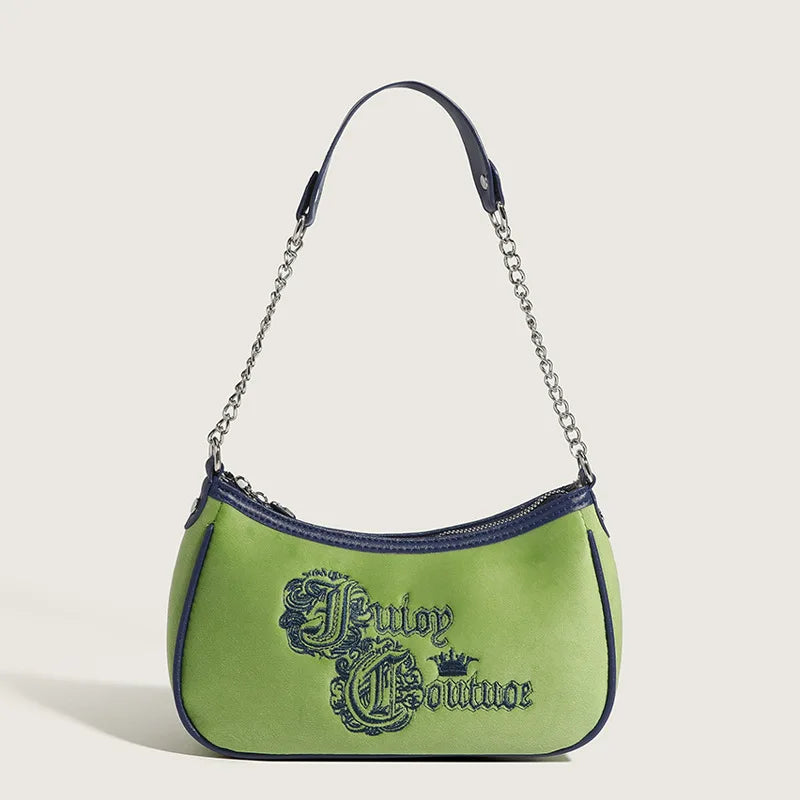 Retro PU Leather Heart Handle Shoulder Bag for Women