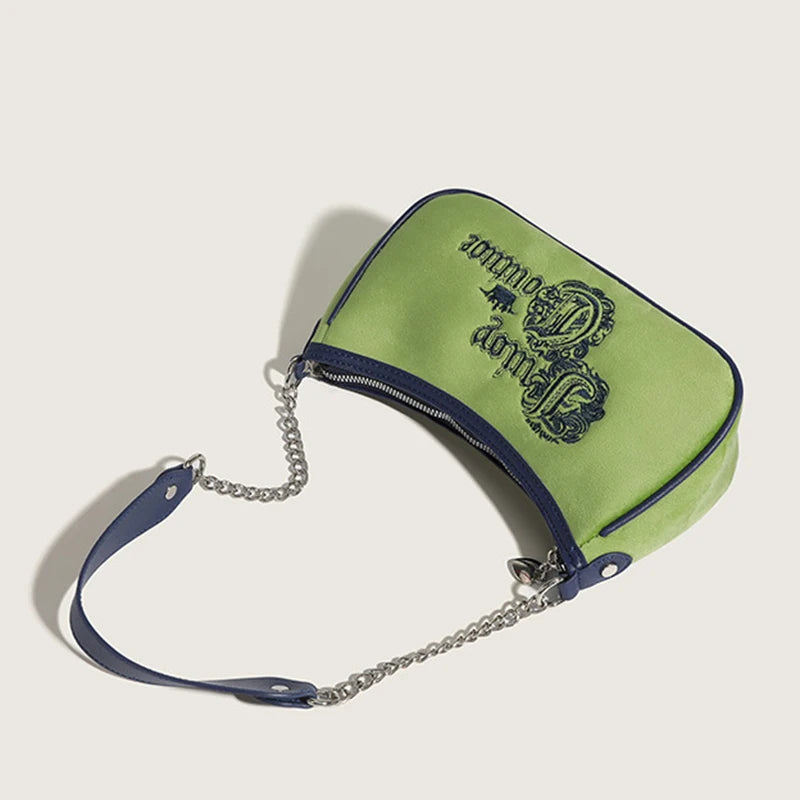 Retro PU Leather Heart Handle Shoulder Bag for Women