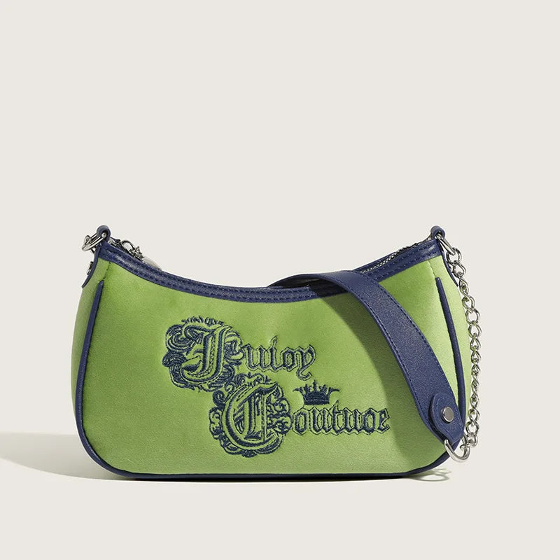 Retro PU Leather Heart Handle Shoulder Bag for Women