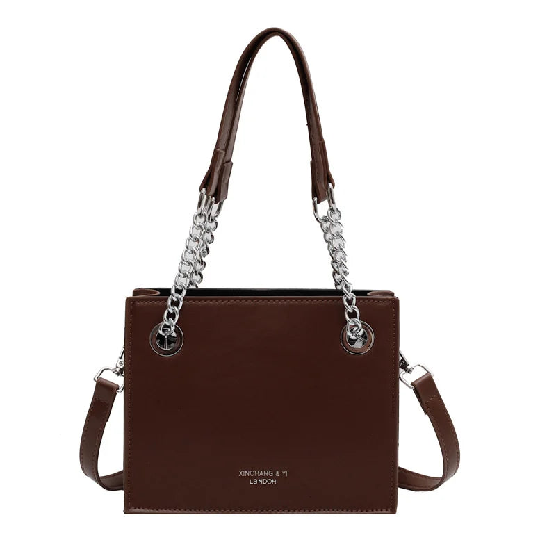 Armpit Small Square Bag Women's Bag Texture Chain Diagonal Handbag