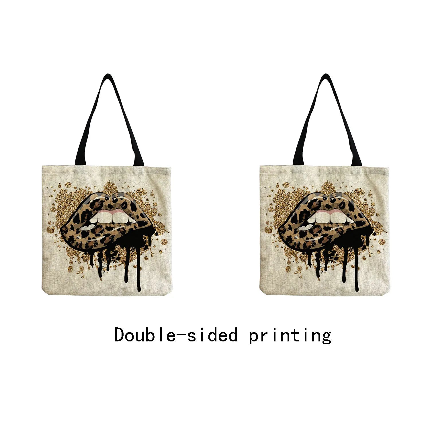 Customizable Art Eye Print Beach Bag Tote Handbag