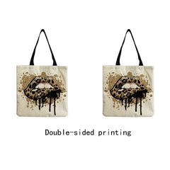 Art Eye Printed Tote Bag Eco Friendly High Capacity Shopping Bag