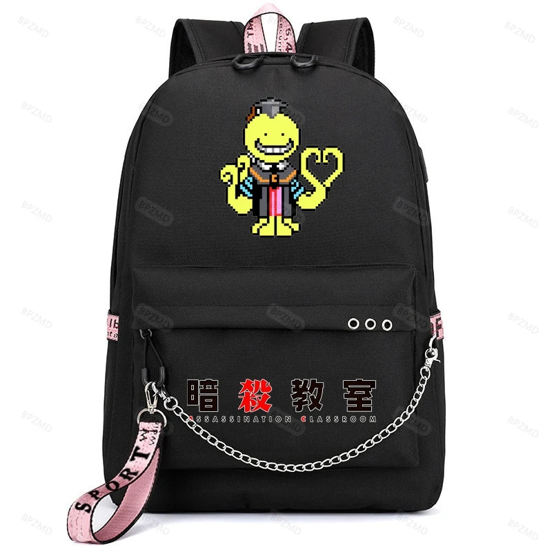Assassination Classroom Travel Camping School Backpack