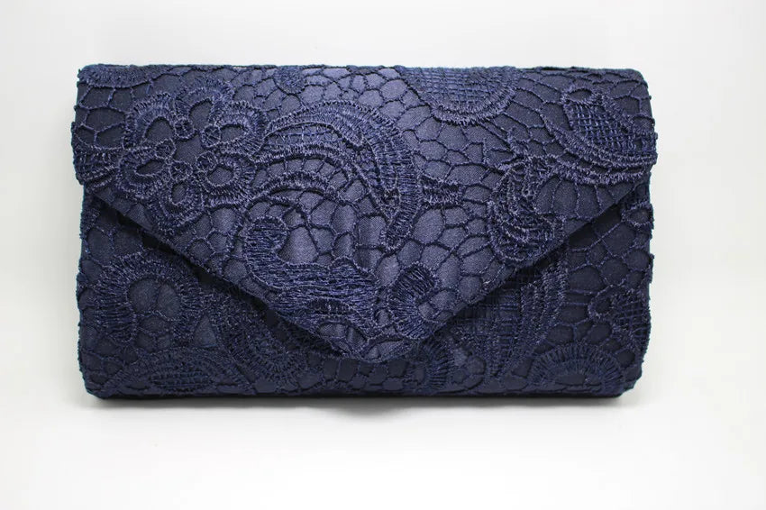 Ausuky Women Casual Clutch Envelope Bag Lace Dinner