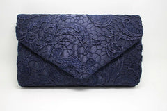 Ausuky Women Casual Clutch Envelope Bag Lace Dinner