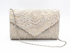 Ausuky Women Casual Clutch Envelope Bag Lace Dinner