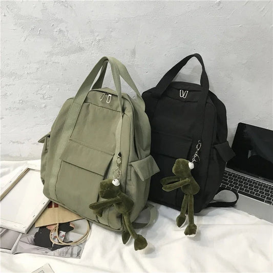 INS Campus School Bag Female Portable College Wind Tooling Backpack