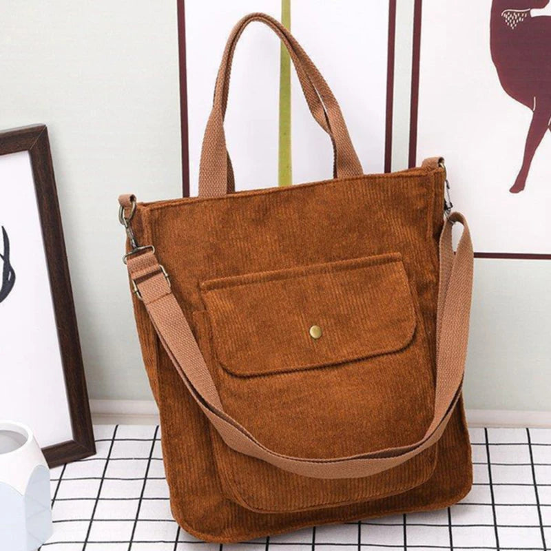 Autumn Corduroy Bag For Women Shopper Bag Handbag Winter
